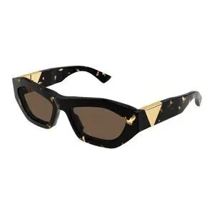 NWT BOTTEGA VENETA SUNGLASSES WOMEN HAVANA SQUARE EYEWEAR NEW BOTTEGA VENETA BV1254S 002 SUNGLASSES WOMEN HAVANA  main image 3